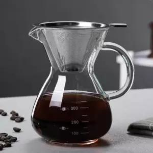 커피거름망 핸드 드립서버 필터 한잔용 드립셋 400ml