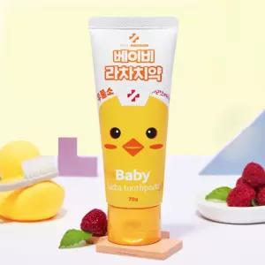 불소없는 치약 계면활성제 없는 성분 좋은 베이비 유아 무불소 치약 70g 3개