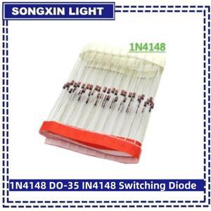 50PCS 고속 스위칭 다이오드 1N4148 DO-35  원본