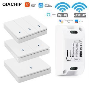 Tuya WiFi 스마트 스위치 RF 433MHz MiNi 무선 홈 수신기 릴레이 원격 제어 110V 220V Alexa Smart Life와