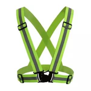 야간 조끼형 엑스밴드 고탄력 야광띠 야간라이딩 팔밴드 형광 반사조끼 등산 (WB3A064)