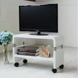 이동식 tv 거실장 티비 다이 테이블 수납장 500 화이트거실장 (W50C7A5)
