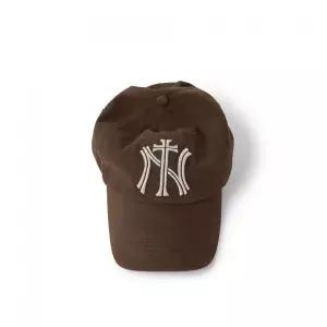 이티씨이 ETCE NY CROSS WASHED CAP BROWN