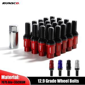 M14x1.5 나사 길이 28mm 휠 단조 볼트 너트 BMW 호환 benz 호환 audi 호환 VW Golf 20피스