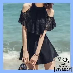 VIVA-O141 오프숄더원피스수영복 여성원피스수영복 원피스 비키니 (W3C6A3B)