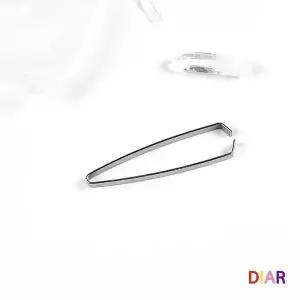 고품질 DIAL 실버 쪽집게 눈썹정리 족집게 눈썹족집게 왁싱족집게 (W57A78C)