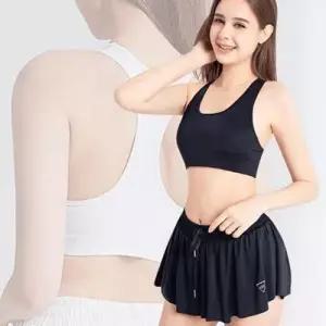 여성 필라테스복 nylon86%spandex14% 여성 요가복 크롭 프릴 돌핀 스포츠 WFNT3TQ