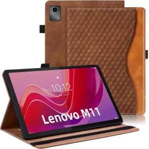 Lenovo Tab M11 11인치 2024용 Varohix 케이스 TB330FU / TB330XU 멀티 앵글 스탠드 폴리오 커버 PU 가죽