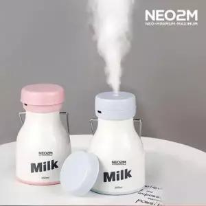 가습기 미니 MILK 귀여운 우유병 핑크 NEO2M H11