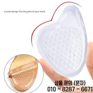 앞발 패드 젤 하이힐 마찰 방지 및 통증 부드러운 충격 흡수 자가 접착 조절 가능한 크기