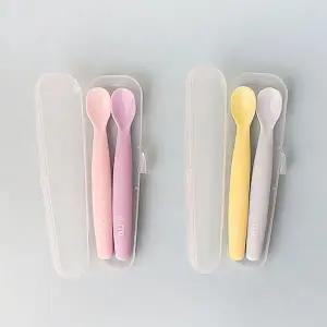 [하프클럽/알티피아]실리콘이유식스푼세트 아기숟가락 유아 초기수저 중기