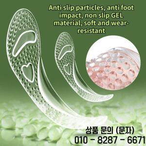 하이힐 아치 지원을위한 미끄럼 방지 단독 패드 자체 접착 샌들 깔창 여름 편안한 젤 실리콘 쿠션