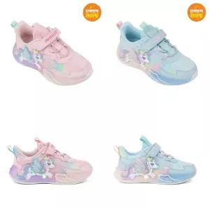 [다이노솔즈](광주신세계) DINOSOLES 26년 S/S 신상 LED 레인보우 유니콘 키즈 DNYCG1TSRU11 공룡 운동화