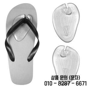 1쌍 실리콘 플립플랍 패드 앞발 중족골 쿠션 통증 완화 미끄럼 방지 젤 인서트 샌들 발바닥 그립
