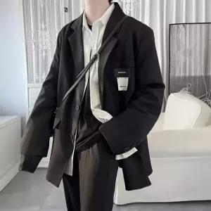 가을 캐주얼 남친 화이트 코트 폭도 냉랭한 정장 자켓 엷은 DUCHI3