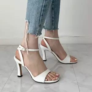 포인트구두 하객구두 발목스트랩 여름 샌들구두 여자 티스트랩구두 (WA295C9)
