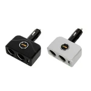 충전소켓 SF삼진 USB 다이렉트 2구소켓 - 블랙 시거잭 트윈소켓