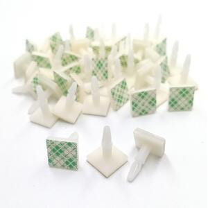 100pcs ASH-56891113 PCB 스페이서 스탠드 오프의 나일론 플라스틱 스틱 3mm 구멍 지원 잠금 스냅인 포스트