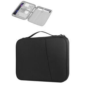 iFLYTEK AINOTE Air 2 (8.2 인치) E 잉크 AI 노트 필기 태블릿 슬리브 휴대용 케이스, 손잡이, 방수 이중 레이어 디자인, 블랙