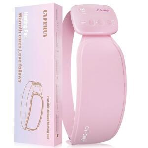 생리통을 위한 휴대용 온열 패드, 5000mAh 마그네틱 컨트롤러가 장착된 를 3가지 레벨 및 마사지 모드, 여성용 크리스마스 선물