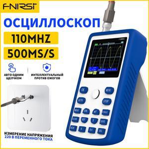 FNIRSI 1C15 미니 핸드헬드 디지털 샘플링 속도 500MS/s 아날로그 대역폭 110MHz 웨이브폼 저장 지원