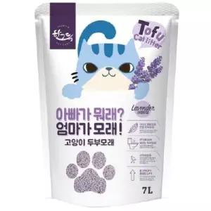 반려묘 아빠가뭐래 엄마가모래 두부 모래 라벤더 7Lx6개입