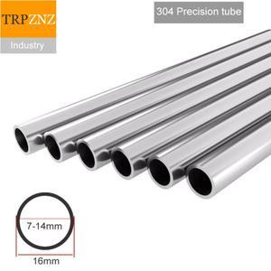 OD16mm 304 스테인레스 스틸 튜브 정밀 파이프 외경 벽 두께 1-4.5mm 공차 0.05mm 광택 내부 외부
