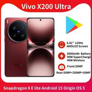 Vivo X200 Ultra 5G 스마트폰 6.82인치 120Hz AMOLED 화면 금어초 8 엘리트 6000mAh 배터리 90W SuperCharg