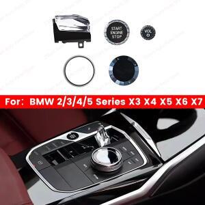 BMW 2 3 4 시리즈 G20 G21 G22 G26 G28 X5 X6 X7 엔진 스타트 버튼 키트 4개 포함 RHD 크리스탈 기어 패들