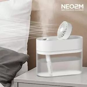 미니가습기 미니 무선 무드등 선풍기 가습기 화이트 NEO2M HP930