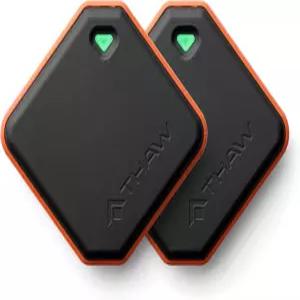 THAW 충전식 미니 손난로 양면 난방 최대 4시간 USB-C 내구성이 뛰어난 충격 저항 구조 통합 LED 조명