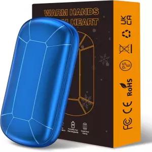 충전식 휴대용 전기 손난로 양면 난방 USB 포켓 히터 테라피로 레이노 사냥 골프 캠핑 여성 남성 선물에