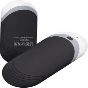 카렐 열전도성 실리콘 충전식 손난로 2팩 6000mAh 양면 열 AI 전기 휴대용 포켓 장갑 착용 슬림 충격 방지
