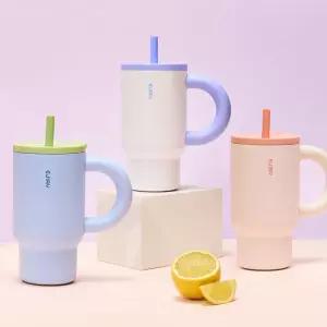 에지리 무아 스트로우 핸디 텀블러 770ml 3colors