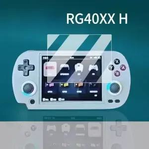 ANBERNIC RG40XX H RG40XXH 스크래치 방지 보호 필름 커버 액세서리 용 투명 강화 유리 화면 보호기