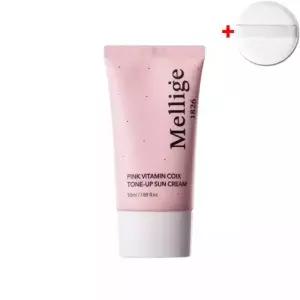 멜리지 율무 핑크톤업 선크림 50ml 1개+퍼프