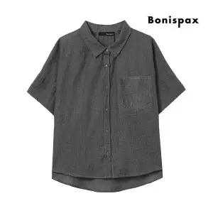 보니스팍스 코튼 카라 언발 셔츠 XP2BA034L0 1298739