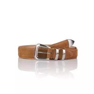 매장정품 SAVAGE 110 Suede Belt - Camel