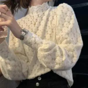 블라우스 여성 러블리 이너티 레이스 반목티 레이어드 WFOFNP7