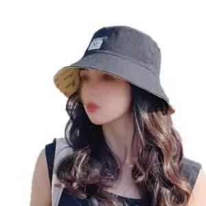 N제로 양면 벙거지 으로 여성 모자 즐기는 여름 바 WFOFQZC