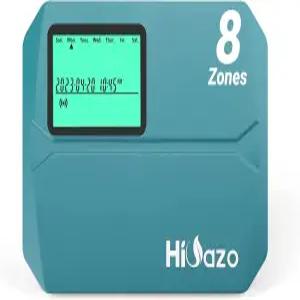 HiOazo 스마트 실내 스프링클러 컨트롤러 8존 WiFi 관개 시스템 무료 앱 지원 레인 센서 HO-SC-8W