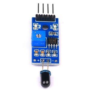 IR 화염 감지 센서 모듈  4 핀  3.3V-5V 화재 적외선 리시버 감도 조절 가능  아두이노 DIY 키트