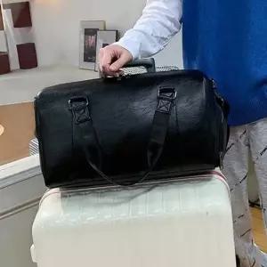 여행보조가방 출장 레더 보스턴백 신발분리보관 여행가방