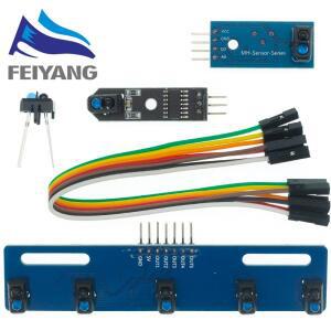 IR 적외선 라인 트랙 팔로워 센서  TCRT5000  장애워터 회피  아두이노 AVR PIC DC 5V