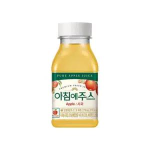 아침에주스 사과 페트음료 210ml x 3개