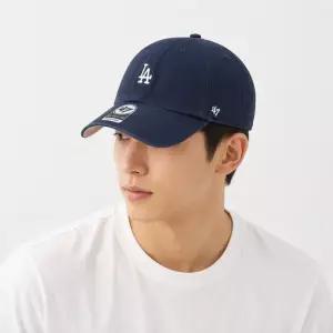 47브랜드 B-BSRNR12GWS-NYC 클린업 LA 다저스 스몰 로고 볼캡