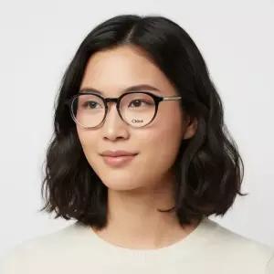 끌로에 안경테 CH0012OA 003 라운드 뿔테 아시안핏 안경