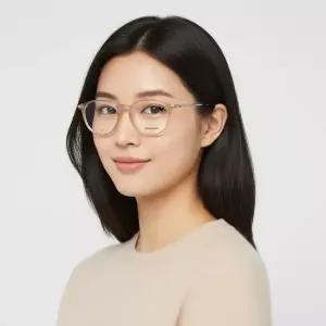 페라가모 안경테 SF2976 330 라운드 뿔테 안경