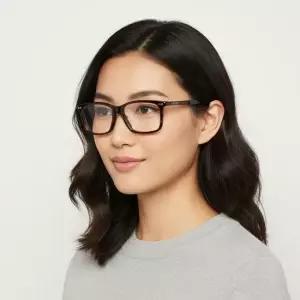 구찌 안경테 GG0191OA 006 스퀘어 뿔테 아시안핏 안경