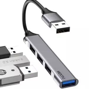 휴대용 usb 허브 일체형 노트북 허브 맥북 알루미늄 슬림